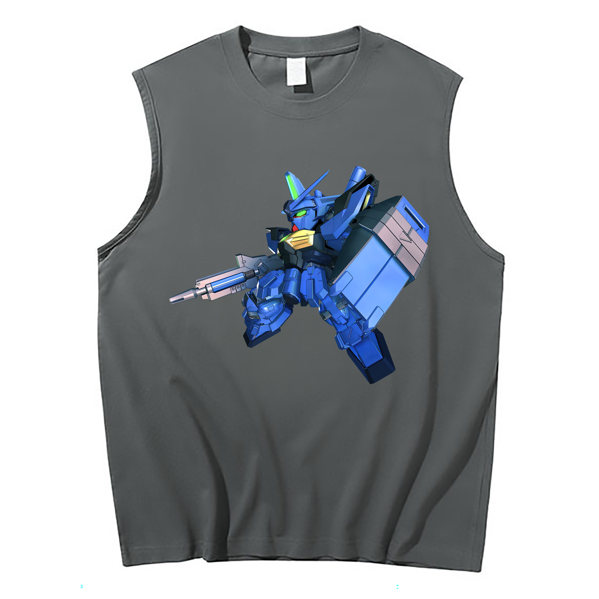 （画像用） 機動戦士ガンダム Mobile Suit Gundam コットン100％タンクトップ（フロントプリント）